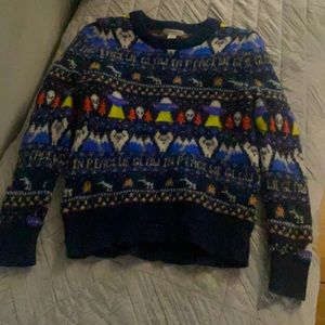 J. Crew Boys “ugly” Christmas sweater in good used condition